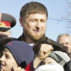 El presidente de la República de Chechenia, Ramzan Kadírov  en una foto del  2011.