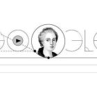 El 'doodle' de Google está dedicado a María Gaetana Agnesi.