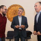 Alejandro Rodríuez, JOrge Vega y Francisco Balado. L. DE LA MATA