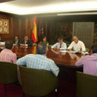 La última reunión con vecinos y comerciantes fue el miércoles.