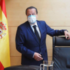 El presidente del Consejo de Cuentas, Mario Amilivia, presentó ayer el informe de fiscalización. R. GARCÍA