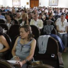 Los alumnos del programa Erasmus, en la reunión de ayer.