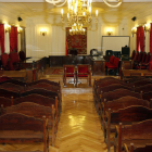 Sala de vistas principal de la Audiencia Provincial de León. MARCIANO PÉREZ