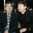 El alcalde, Francisco Fernández, junto al candidato a la Alcaldía de Ponferrada, Samuel Folgueral.