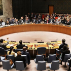 Sesión en el Consejo de Seguridad de la ONU en la que se han votado las nuevas sanciones a Pionyang, en Nueva York, el 22 de diciembre.