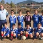Formación del Villafranquino que milita en la 2.ª División Alevín