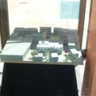 La maqueta de la ampliación del consistorio está expuesta en el Ayuntamiento