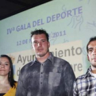 Raquel Caño, Alberto Rodríguez «El Faraón» e Iván Sánchez.