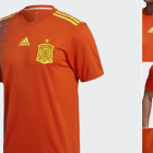 La nueva camiseta de la selección española para el Mundial de Rusia.