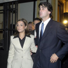 María José Campanario y su marido, Jesulín de Ubrique, en una visita, en el 2003, a la Casa Madrid.