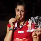 Carolina Marín logró por segunda vez consecutiva el Mundial de bádminton.