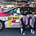 Alba Sánchez (d) junto a Zihara Esteban, un binomio que brilló en el Rally RAC de Cataluña. DL