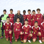 Formación de la selección de León sub 12.