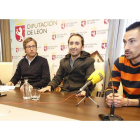 Inmaculada Villa, Emilio Orejas, Víctor Álvarez y Jorge Pérez en la presentación del campeonato. RAMIRO