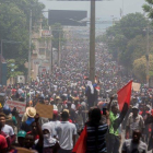 Manifestación para exigir la dimisión del presidente haitiano, Jovenel Moise.