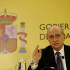 El ministro del Interior, Jorge Fernández Díaz.