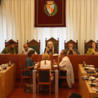 La sala de plenos del Ayuntamiento de Badalona.