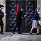 Tres de los componentes de Los Pamplinas. DL