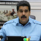 Nicolás Maduro, durante la reunión de su Gabinete, este jueves en Caracas.