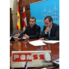 Reiner Cortés y Roberto Bello, del Área de Acción Social.