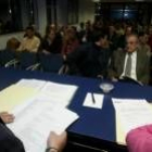 Un  momento de la Junta Directiva Provincial del Partido Popular que convocó el congreso del partido