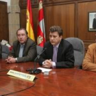 Susana Téllez, Enrique Calduch, López Riesco y Méndez Laredo, ayer en la presentación del certamen