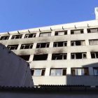 Vista del edificio anexo del Ayuntamiento, cuyas últimas cuatro plantas serán demolidas.