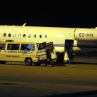 Los órganos de un donante leonés se trasladaron en avión para ayudar a varios enfermos. ramiro