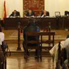 Momento del juicio contra el vecino de Villadangos acusado de planear la muerte de su esposa