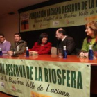 Manuel Castro, José Ángel Arranz, Ana Luisa Durán, Jesús Casas y Ana Leiva, durante la presentación