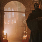 Jim Caviezel en la Catedral.