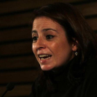La vicesecretaria general del PSOE, Adriana Lastra, en Tortosa el pasado sábado.