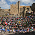 Imagen de la prueba reina del Mundial de Ciclismo, a los pies del castillo.