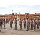 El acto de bienvenida a los militares procedentes de Afganistán tuvo lugar en el Patio de Armas.