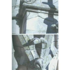 Imagen de la piedra desgastada y deteriorada por el tiempo