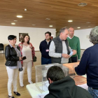 Eduardo López Sendino el día de las elecciones en su colegio electoral