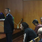 Sindo Castro, declarando ante el juez en noviembre, con Villanueva, Melcón y los hermanos Pintado.
