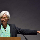 La directora gerente del FMI, Christine Lagarde.