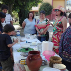 El taller de elaboración de quesos por parte de La Senda. ARAUJO