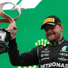 Bottas subió a lo más alto del podio en el GP de Turquía. SUNA