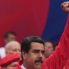 Maduro en un mítin en Caracas, el pasado 19 de abril.