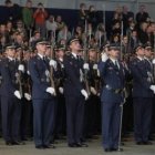 Un momento de los actos ceremoniales en honor a la patrona del Ejército del Aire.