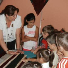 Los niños participaron en un curso de pendones.