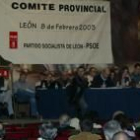 El PSOE celebró ayer por la tarde, en la Casa de Cultura de Pinilla, el comité provincial