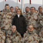 Chacón visita a los soldados españoles en Afganistán