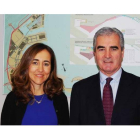Cristina López y Javier Fernández, a quien sustituye en la dirección.