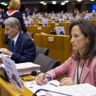 María de Diego acudió al Comité de las Regiones para defender la postura de la Comunidad. H. WAGNER