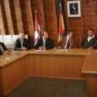 El presidente de la Diputación, en el centro, se reunió con la Mancomunidad del Curueño