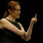 La actriz Antonia San Juan, en un instante de su actuación