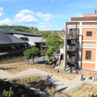 El exterior de las instalaciones del Museo Nacional de la Energía, ahora disponibles para eventos